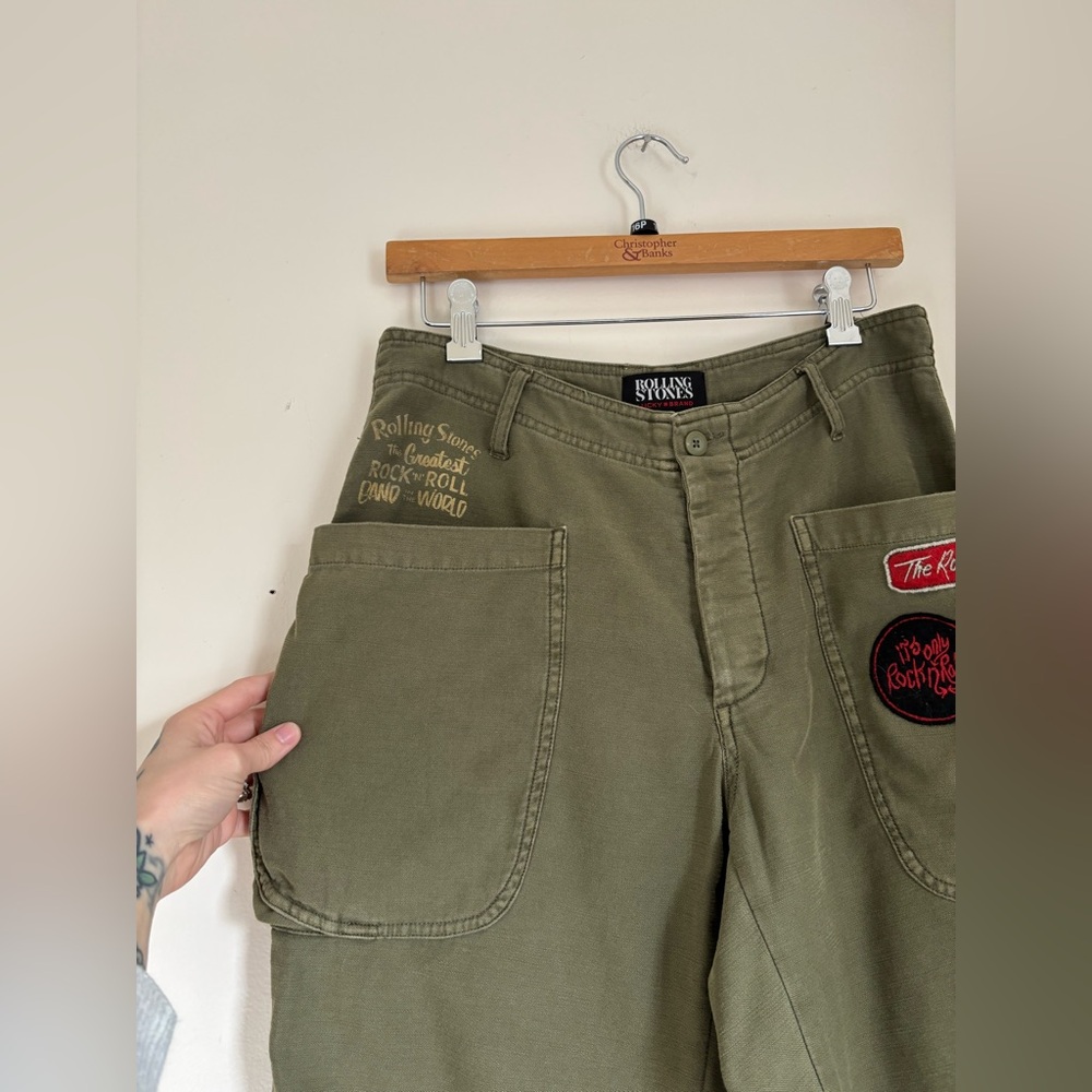 Lucky Brand Rolling Stones Utility Pants in Olive - Picture 6 of 8